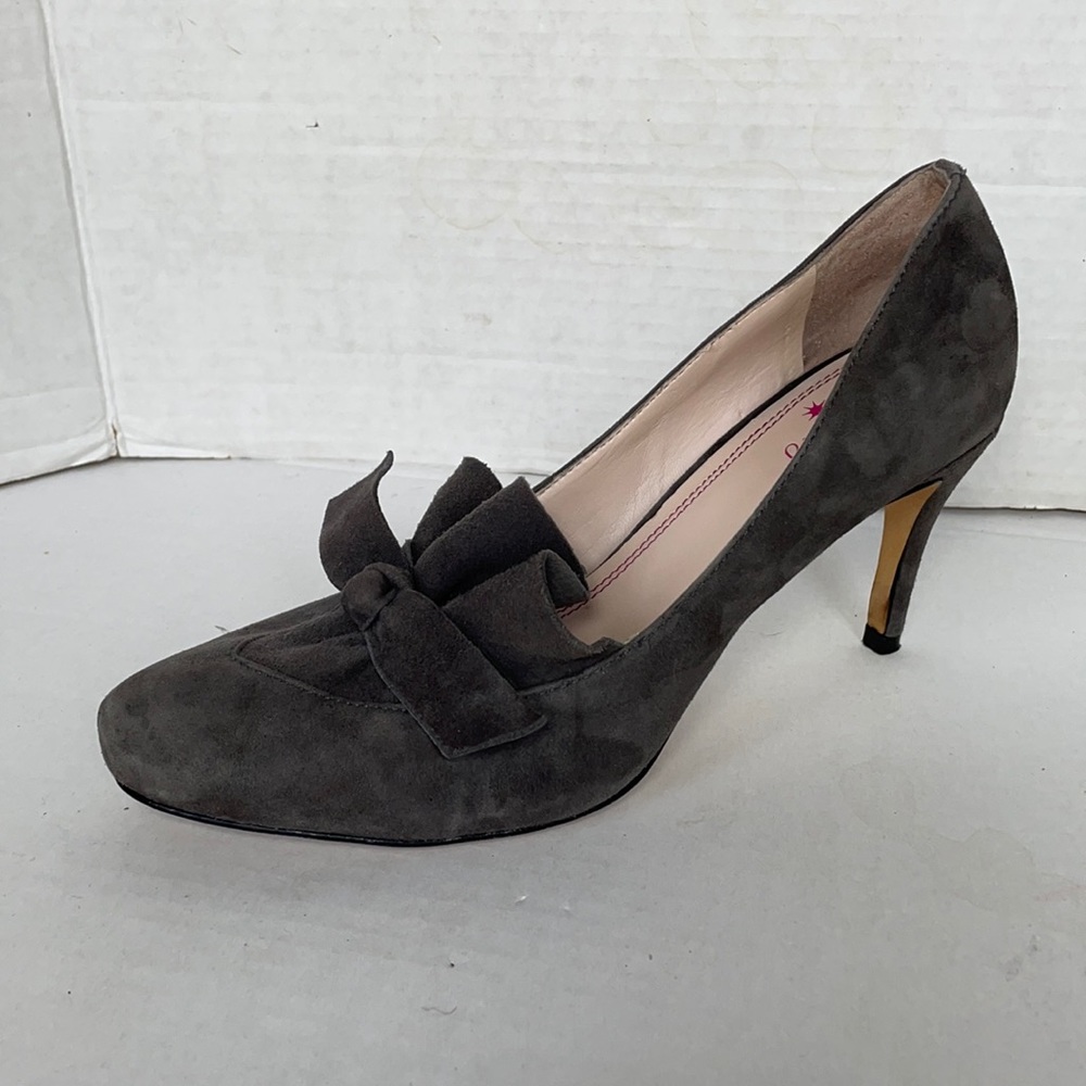 Plenty by Tracy Reece shoes gray suede heels